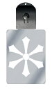 光るキーホルダー 家紋シリーズ 六つ剣 (むっつけん) 7色に光る 家紋 入り キーホルダー 光る LED 夜 安全 キー USB充電 バッグチャーム LEDラ...