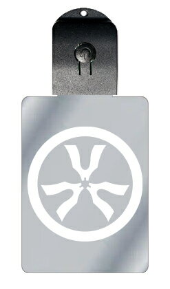 光るキーホルダー 家紋シリーズ 丸に三つ琴柱 (まるにみつことじ) 7色に光る 家紋 入り キーホルダー 光る LED 夜 安全 キー USB充電 バッグチャー...