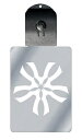 光るキーホルダー 家紋シリーズ 五つ琴柱 (いつつことじ) 7色に光る 家紋 入り キーホルダー 光る LED 夜 安全 キー USB充電 バッグチャーム LE...