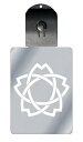 光るキーホルダー 家紋シリーズ 釜敷き山桜 (かましきやまざくら) 7色に光る 家紋 入り キーホルダー 光る LED 夜 安全 キー USB充電 バッグチャー...