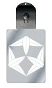 光るキーホルダー 家紋シリーズ 六角九枚笹 (ろっかくくまいささ) 7色に光る 家紋 入り キーホルダー 光る LED 夜 安全 キー USB充電 バッグチャー...