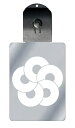 光るキーホルダー 家紋シリーズ 五つ捻じ蛇の目 (いつつねじじゃのめ) 7色に光る 家紋 入り キーホルダー 光る LED 夜 安全 キー USB充電 バッグチ...