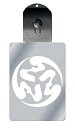 光るキーホルダー 家紋シリーズ 三つ弓の字の丸 (みつゆみのじのまる) 7色に光る 家紋 入り キーホルダー 光る LED 夜 安全 キー USB充電 バッグチ...