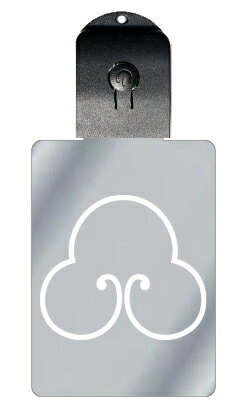 光るキーホルダー 家紋シリーズ 蔓洲浜 (つるすはま) 7色に光る 家紋 入り キーホルダー 光る LED 夜 安全 キー USB充電 バッグチャーム LEDラ...