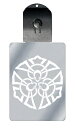 光るキーホルダー 家紋シリーズ 中陰三つ脹雀 (ちゅうかげみつふくらすずめ) 7色に光る 家紋 入り キーホルダー 光る LED 夜 安全 キー USB充電 バ...