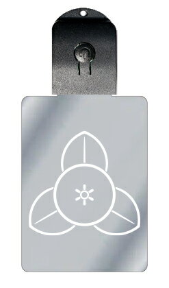 光るキーホルダー 家紋シリーズ 陰向こう茶の実 (かげむこうちゃのみ) 7色に光る 家紋 入り キーホルダー 光る LED 夜 安全 キー USB充電 バッグチ...