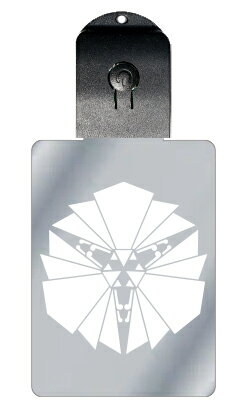 光るキーホルダー 家紋シリーズ 変わり三つ蝶花形 (かわりみつちょうはながた) 7色に光る 家紋 入り キーホルダー 光る LED 夜 安全 キー USB充電 ...