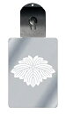 光るキーホルダー 家紋シリーズ 鬼蔦菱 (おにつたびし) 7色に光る 家紋 入り キーホルダー 光る LED 夜 安全 キー USB充電 バッグチャーム LED...