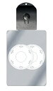 光るキーホルダー 家紋シリーズ 二枚鼓 (にまいつづみ) 7色に光る 家紋 入り キーホルダー 光る LED 夜 安全 キー USB充電 バッグチャーム LED...