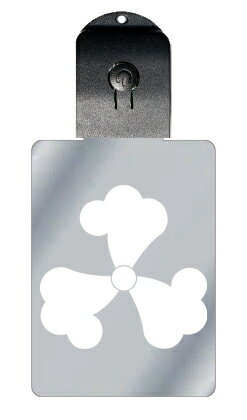 光るキーホルダー 家紋シリーズ 三つ鉄線 (みつてっせん) 7色に光る 家紋 入り キーホルダー 光る LED 夜 安全 キー USB充電 バッグチャーム LE...