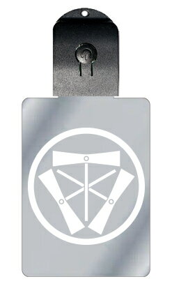 光るキーホルダー 家紋シリーズ 中輪に三つ竹蜻蛉 (ちゅうわにみつたけとんぼ) 7色に光る 家紋 入り キーホルダー 光る LED 夜 安全 キー USB充電 ...