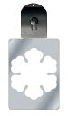 光るキーホルダー 家紋シリーズ 梨の花 (なしのはな) 7色に光る 家紋 入り キーホルダー 光る LED 夜 安全 キー USB充電 バッグチャーム LEDラ...