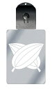 光るキーホルダー 家紋シリーズ 違い梛の葉 (ちがいなぎのは) 7色に光る 家紋 入り キーホルダー 光る LED 夜 安全 キー USB充電 バッグチャーム ...