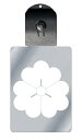 光るキーホルダー 家紋シリーズ 三方花菱 (さんぽうはなびし) 7色に光る 家紋 入り キーホルダー 光る LED 夜 安全 キー USB充電 バッグチャーム ...