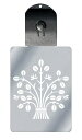 光るキーホルダー 家紋シリーズ 束ね萩 (たばねはぎ) 7色に光る 家紋 入り キーホルダー 光る LED 夜 安全 キー USB充電 バッグチャーム LEDラ...