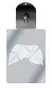 光るキーホルダー 家紋シリーズ 折れ芭蕉 (おればしょう) 7色に光る 家紋 入り キーホルダー 光る LED 夜 安全 キー USB充電 バッグチャーム LEDライト 夜道 交通安全 防犯 アクリル ストラップ 送料無料(4)