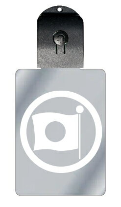 光るキーホルダー 家紋シリーズ 丸に一つ旗 (まるにひとつはた) 7色に光る 家紋 入り キーホルダー 光る LED 夜 安全 キー USB充電 バッグチャーム...