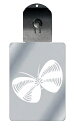 光るキーホルダー 家紋シリーズ 蛤蝶 (はまぐりちょう) 7色に光る 家紋 入り キーホルダー 光る LED 夜 安全 キー USB充電 バッグチャーム LED...