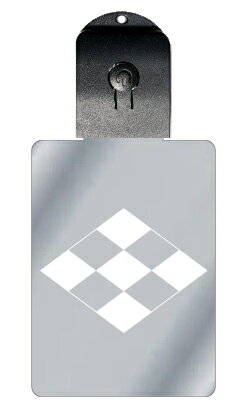 光るキーホルダー 家紋シリーズ 市松菱 (いちまつびし) 7色に光る 家紋 入り キーホルダー 光る LED 夜 安全 キー USB充電 バッグチャーム LED...