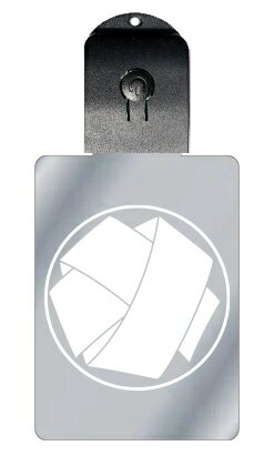 光るキーホルダー 家紋シリーズ 糸輪に文 (いとわにふみ) 7色に光る 家紋 入り キーホルダー 光る LED 夜 安全 キー USB充電 バッグチャーム LE...