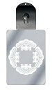 光るキーホルダー 家紋シリーズ 四つ松 (よっつまつ) 7色に光る 家紋 入り キーホルダー 光る LED 夜 安全 キー USB充電 バッグチャーム LEDラ...