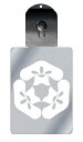 光るキーホルダー 家紋シリーズ 光琳三つ松 (こうりんみっつまつ) 7色に光る 家紋 入り キーホルダー 光る LED 夜 安全 キー USB充電 バッグチャー...