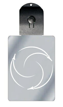 光るキーホルダー 家紋シリーズ 三つ追い松葉の丸 (みつおいまつばのまる) 7色に光る 家紋 入り キーホルダー 光る LED 夜 安全 キー USB充電 バッ...