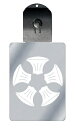 光るキーホルダー 家紋シリーズ 五つ鉞 (いつつまさかり) 7色に光る 家紋 入り キーホルダー 光る LED 夜 安全 キー USB充電 バッグチャーム LE...
