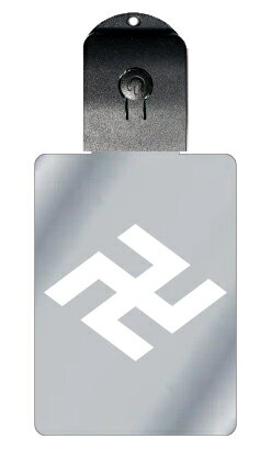 光るキーホルダー 家紋シリーズ 五つ割り卍菱 (いつつわりまんじびし) 7色に光る 家紋 入り キーホルダー 光る LED 夜 安全 キー USB充電 バッグチ...