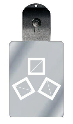 光るキーホルダー 家紋シリーズ 三つ寄せ枡 (みつよせます) 7色に光る 家紋 入り キーホルダー 光る LED 夜 安全 キー USB充電 バッグチャーム L...