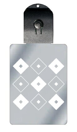 光るキーホルダー 家紋シリーズ 陰陽繋ぎ九つ目 (いんようつなぎここのつめ) 7色に光る 家紋 入り キーホルダー 光る LED 夜 安全 キー USB充電 バ...