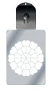 光るキーホルダー 家紋シリーズ 向こう山吹 (むこうやまぶき) 7色に光る 家紋 入り キーホルダー 光る LED 夜 安全 キー USB充電 バッグチャーム ...