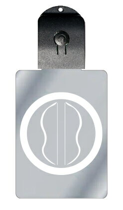 光るキーホルダー 家紋シリーズ 丸に二つ弓 (まるにふたつゆみ) 7色に光る 家紋 入り キーホルダー 光る LED 夜 安全 キー USB充電 バッグチャーム...