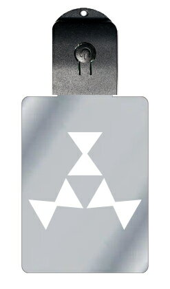 光るキーホルダー 家紋シリーズ 三つ寄せ立鼓 (みつよせりゅうこ) 7色に光る 家紋 入り キーホルダー 光る LED 夜 安全 キー USB充電 バッグチャー...