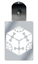 光るキーホルダー 家紋シリーズ 六角三つ割り六葉 (ろっかくみつわりろくよう) 7色に光る 家紋 入り キーホルダー 光る LED 夜 安全 キー USB充電 ...