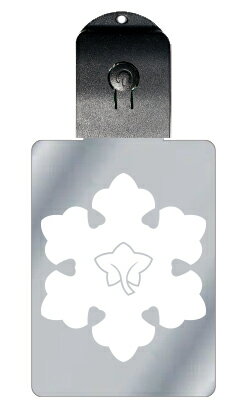 光るキーホルダー 家紋シリーズ 裏六葉 (うらろくよう) 7色に光る 家紋 入り キーホルダー 光る LED 夜 安全 キー USB充電 バッグチャーム LED...