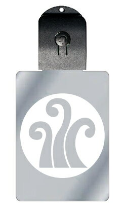 光るキーホルダー 家紋シリーズ 石持ち地抜き三本蕨 (こくもちじぬきさんぼんわらび) 7色に光る 家紋 入り キーホルダー 光る LED 夜 安全 キー USB...