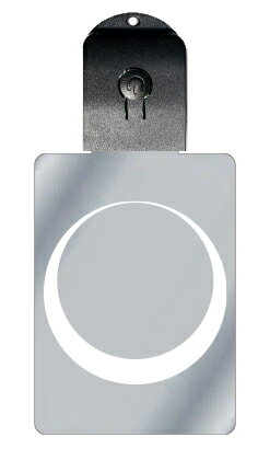 光るキーホルダー 家紋シリーズ 月輪 (つきわ) 7色に光る 家紋 入り キーホルダー 光る LED 夜 安全 キー USB充電 バッグチャーム LEDライト ...