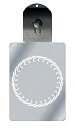 光るキーホルダー 家紋シリーズ 波輪 (なみわ) 7色に光る 家紋 入り キーホルダー 光る LED 夜 安全 キー USB充電 バッグチャーム LEDライト ...