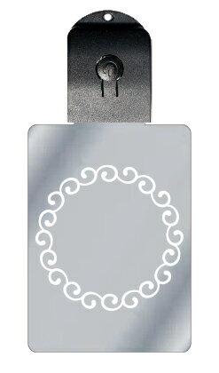 光るキーホルダー 家紋シリーズ 唐草輪 (からくさわ) 7色に光る 家紋 入り キーホルダー 光る LED 夜 安全 キー USB充電 バッグチャーム LEDラ...