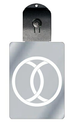 光るキーホルダー 家紋シリーズ 中輪に割り輪違い (ちゅうわにわりわちがい) 7色に光る 家紋 入り キーホルダー 光る LED 夜 安全 キー USB充電 バ...