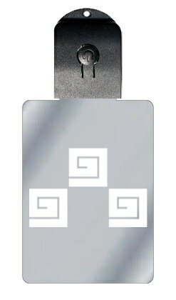 光るキーホルダー 家紋シリーズ 三つ石稲妻(みついしいなずま) 7色に光る 家紋 入り キーホルダー 光る LED 夜 安全 キー USB充電 バッグチャーム ...