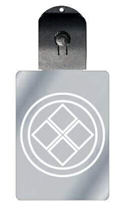 光るキーホルダー 家紋シリーズ 総陰丸に隅立て四つ石(そうかげまるにすみたてよついし) 7色に光る 家紋 入り キーホルダー 光る LED 夜 安全 キー US...