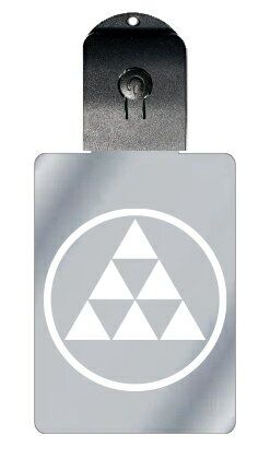 光るキーホルダー 家紋シリーズ 細輪に六つ鱗(ほそわにむつうろこ) 7色に光る 家紋 入り キーホルダー 光る LED 夜 安全 キー USB充電 バッグチャー...