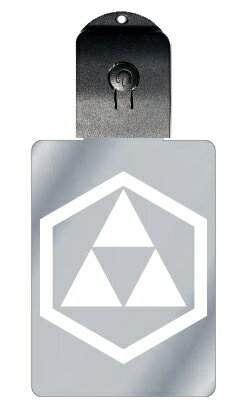 光るキーホルダー 家紋シリーズ 六角に三つ鱗(ろっかくにみつうろこ) 7色に光る 家紋 入り キーホルダー 光る LED 夜 安全 キー USB充電 バッグチャ...