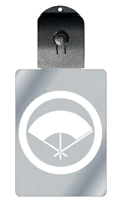 光るキーホルダー 家紋シリーズ 丸に三本骨扇(まるにさんぼんぼねおうぎ) 7色に光る 家紋 入り キーホルダー 光る LED 夜 安全 キー USB充電 バッグ...