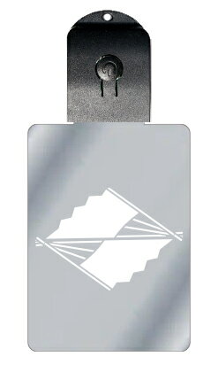 光るキーホルダー 家紋シリーズ 扇菱(おうぎびし) 7色に光る 家紋 入り キーホルダー 光る LED 夜 安全 キー USB充電 バッグチャーム LEDライト...