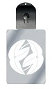 光るキーホルダー 家紋シリーズ 入れ違い葉沢瀉(いれちがいはおもだか) 7色に光る 家紋 入り キーホルダー 光る LED 夜 安全 キー USB充電 バッグチ...