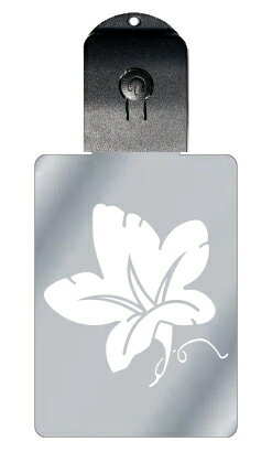 光るキーホルダー 家紋シリーズ 瓜の花(うりのはな) 7色に光る 家紋 入り キーホルダー 光る LED 夜 安全 キー USB充電 バッグチャーム LEDライ...