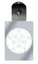 光るキーホルダー 家紋シリーズ 裏柿の花(うらかきのはな) 7色に光る 家紋 入り キーホルダー 光る LED 夜 安全 キー USB充電 バッグチャーム LE...